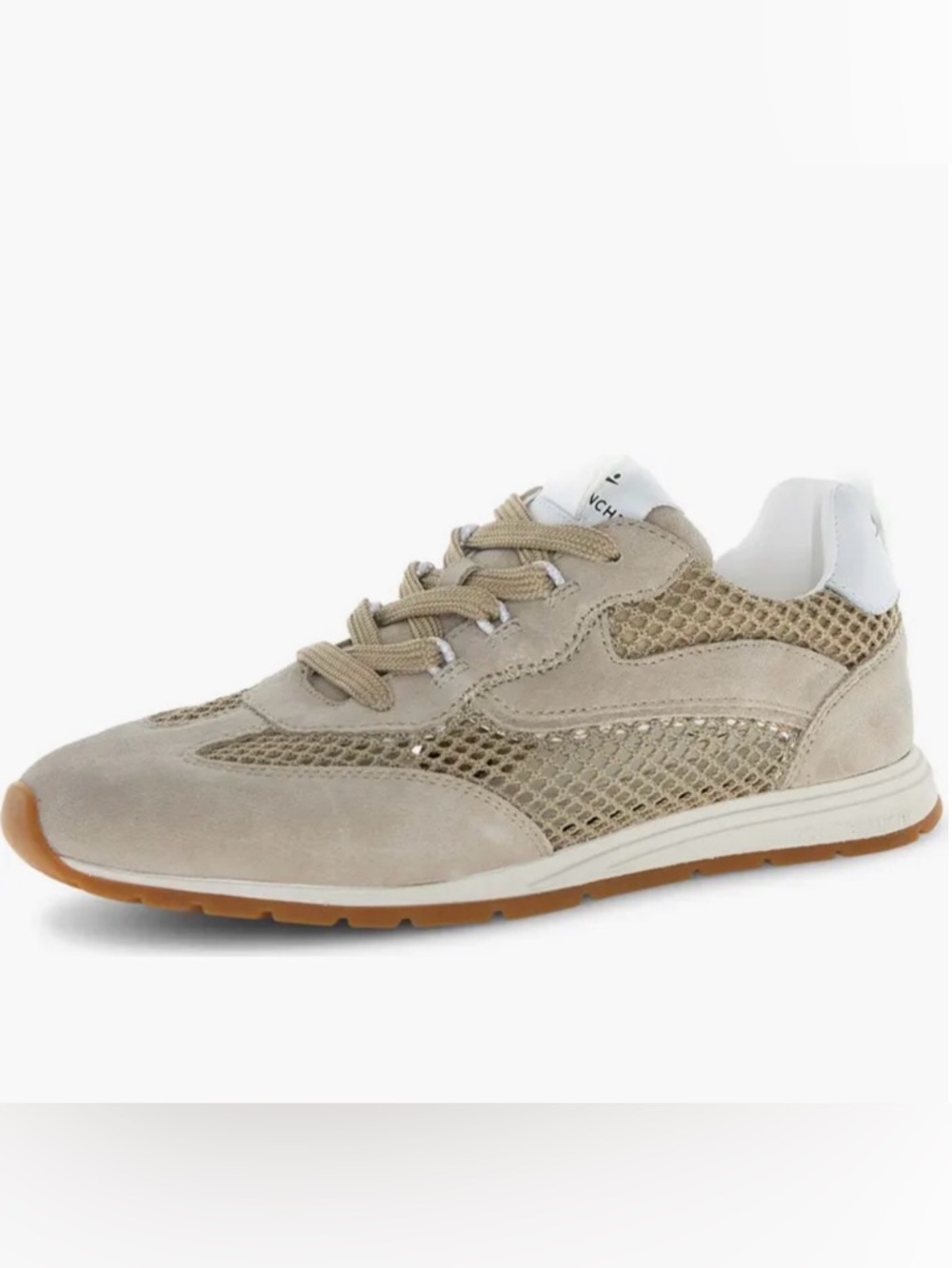 NWT VOILE BLANCHE PLAY Mesh Sneaker in Light Beige